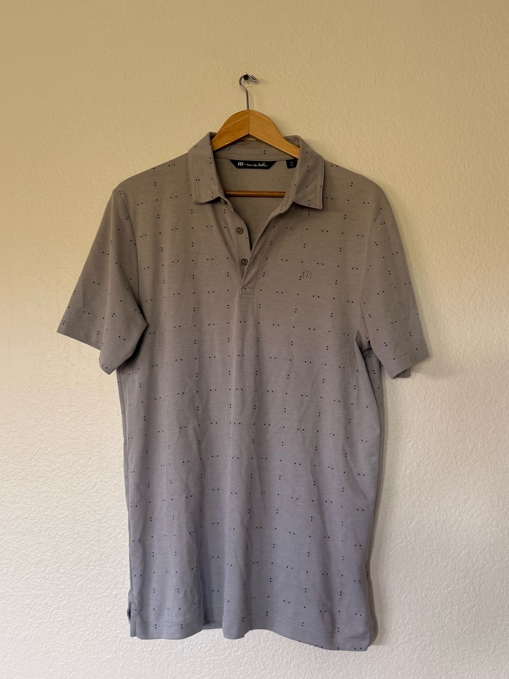 Men’s Travis Mathew gray polo